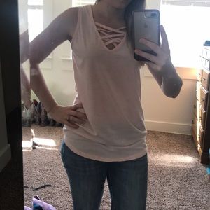 Light pink tank top